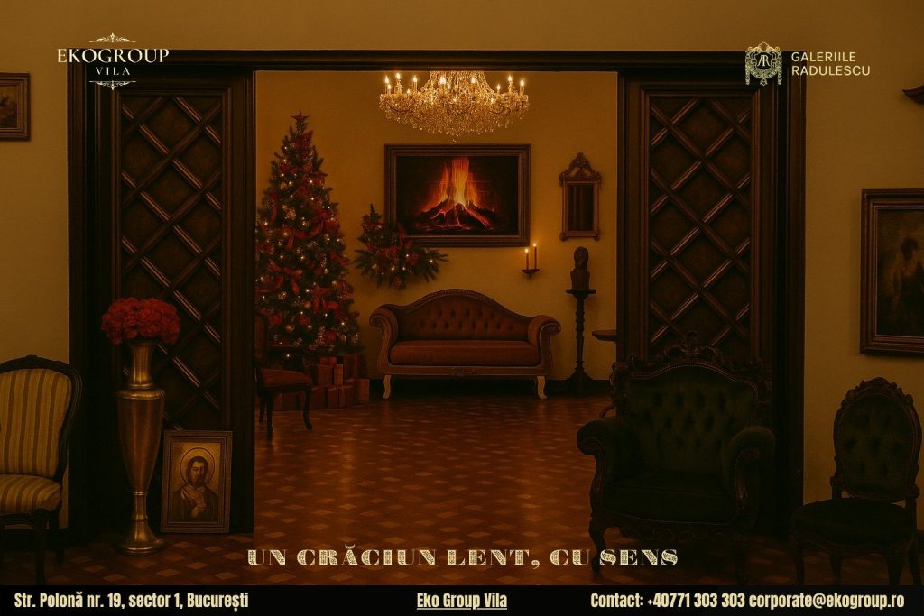 Decoratiuni de Craciun în Spiritul Anilor ’30 – O Experiență Artistică și Nostalgică la Eko Group Vila