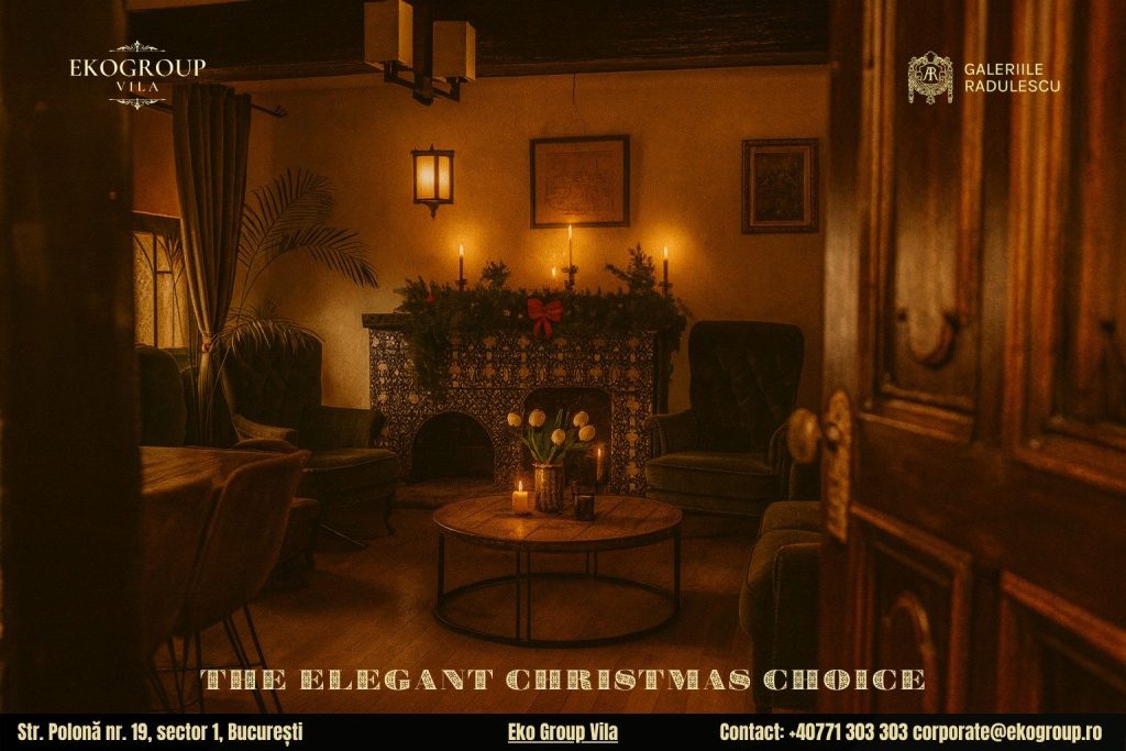 Destinații de Crăciun în București: Crăciunul anilor ’30 la Eko Group Vila, o experiență elegantă și memorabilă